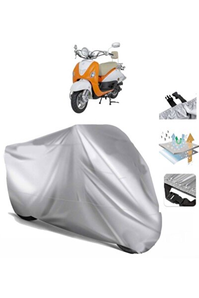 CoverPlus Mondial 50 Znu Motosiklet Brandası Arka Çanta Uyumlu (bağlantı Tokalı)