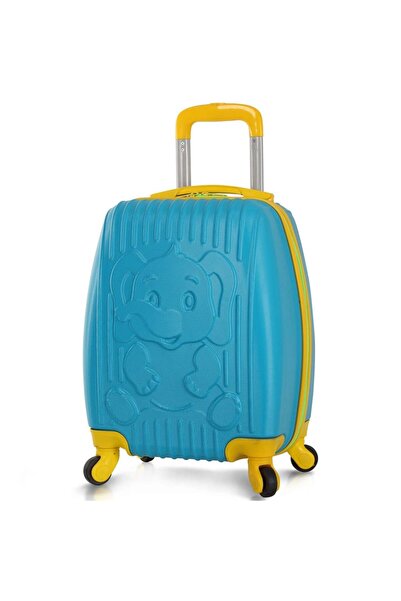 My Valice Kids Abs Çocuk Valizi Fil Mavi