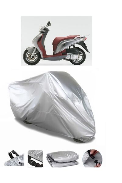 CoverPlus ماركة هوندا PS 150i رمادية مقاومة للماء للدراجات النارية