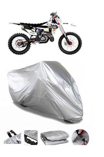 CoverPlus Husqvarna Te 250 Rear Bag Compatible Waterproof Motorcycle Tarpaulin