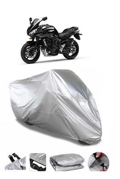 CoverPlus ماركة ياماها FZ6 Fazer ABS رمادية مقاومة للماء للدراجات النارية