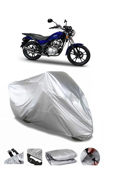 CoverPlus ماركة موتوران فابيو 150 رمادية مقاومة للماء للدراجات النارية