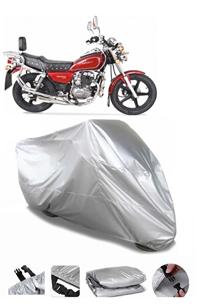 CoverPlus ماركة متوافقة مع دراجة نارية Arora AR 200-16C جاكوار رمادية مقاومة ...