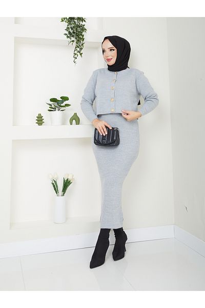 Novalüx طقم سويت شيرت وبنطلون حجاب قصير