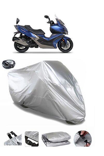 CoverPlus حقيبة خلفية Kymco Xciting S 400 متوافقة مع علامة تجارية للدراجات ال...