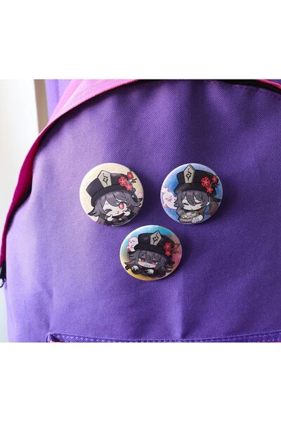 Akumastik مجموعة شارة تزيين الحقيبة من جينشين إمباكت هو تاو مكونة من 3 قطع