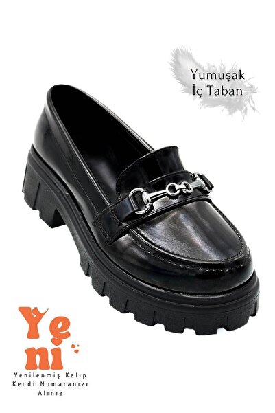 Moda Anna Pantofi de școală pentru fete cu cataramă cu talpă înaltă și ușoară...