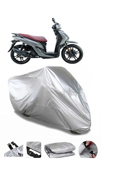 CoverPlus علامة تجارية رمادية مقاومة للماء لدراجة نارية Sym Sym Symphony ST 125