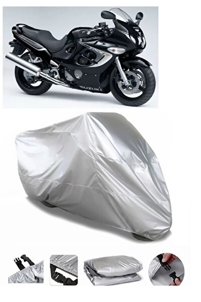 CoverPlus ماركة سوزوكي GSX 600 F رمادية مقاومة للماء للدراجات النارية