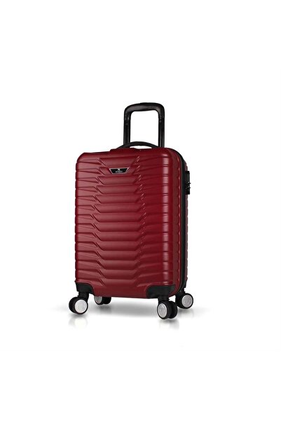 My Valice Croc Abs Küçük Kabin Boy Bordo Valiz