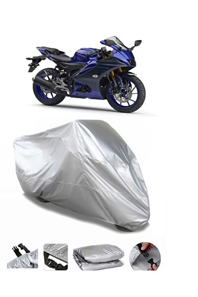 CoverPlus ماركة ياماها YZF R125 رمادية مقاومة للماء للدراجات النارية
