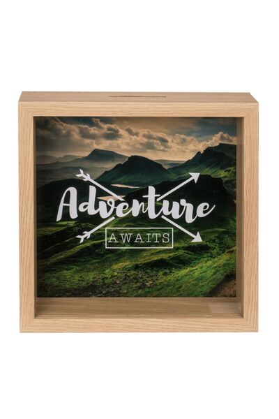 Out Of The Blue AHŞAP PARA KUTUSU MACERA - WOODEN SAVING BOX ADVENTURE AWAITS...