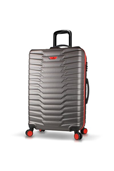 My Valice Croc Abs Büyük Boy Antrasit Valiz