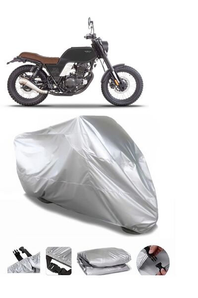 CoverPlus حقيبة خلفية متوافقة مع ماركة دراجة نارية مقاومة للماء من بريكستون ك...