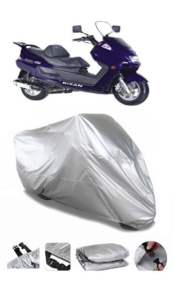 CoverPlus Bisan Senator 150 GRAY WATERPROOF MOTORCYCLE BRAND
