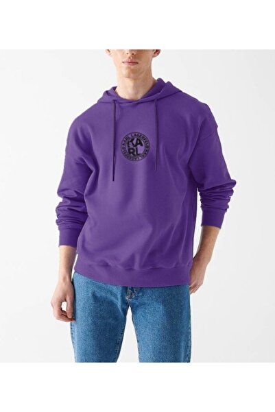 Karl Lagerfeld Shaped Logo Hoodie Sweatshirt