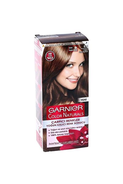 Garnier Çarpıcı Renkler Saç Boyası 6.0 Yoğun Koyu Kumral