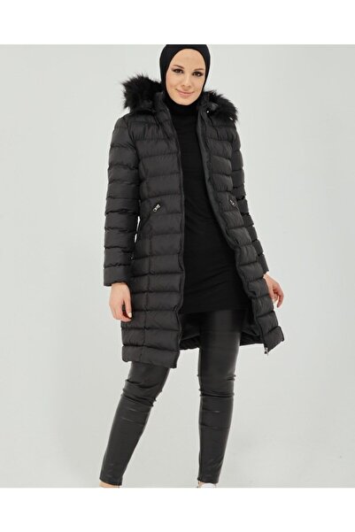 KaSheHa Women's Black Down Filling Coat