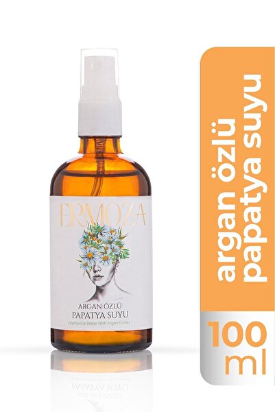 Ermoza Kozmetik Argan Özlü Papatya Suyu Cam Şişe Sprey 100 ml