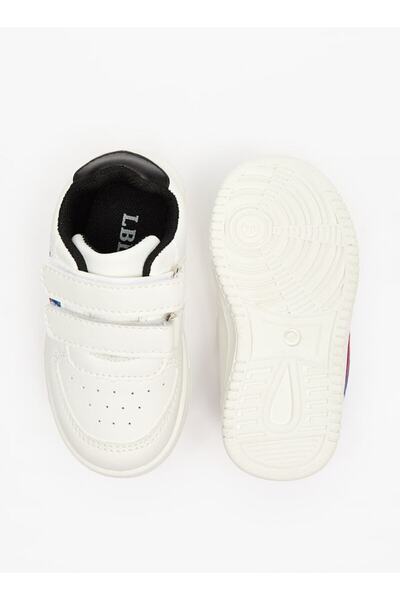 LBL by Shoexpress Panelled Sneakers with Hook and Loop Closure