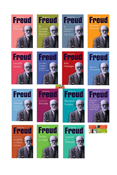 Say Yayınları Sigmund Freud psikoloji kitaplığı -set 15 kitap