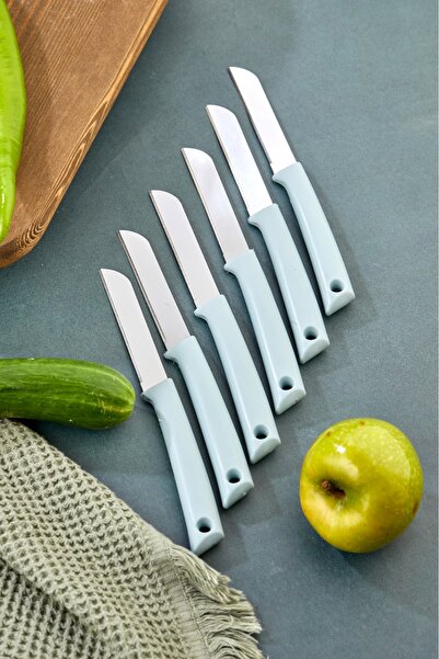Cooker Özel Seri Paslanmaz Çelik 19,5 cm 6'lı Meyve Bıçağı