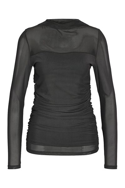 Noisy May Kurzärmlige Strickbluse mit hohem Design für Damen - Pre95/EA5