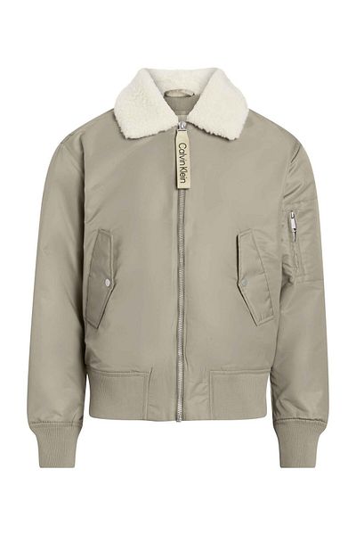 Calvin Klein Sherpa Aviator Coat