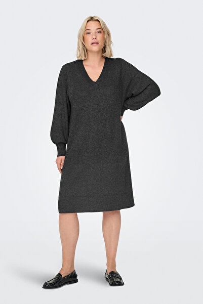 Only Carmakoma Γυναικείο πλεκτό φόρεμα - VI50/NYL27/PL23