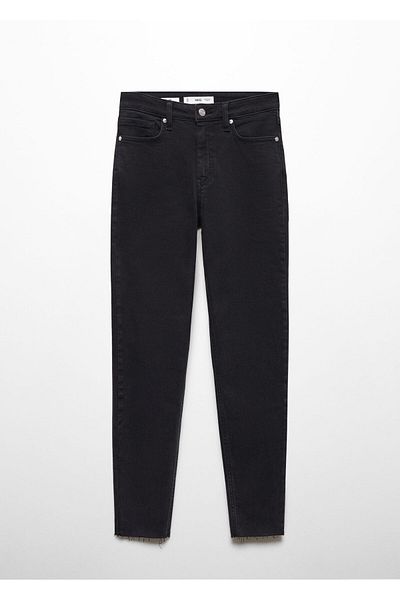 MANGO Woman Denim Women's Jeans Black -67110347