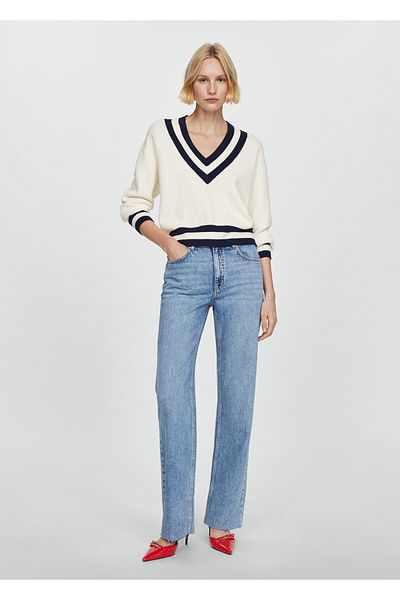 MANGO 67021012 Model Natural Women's Sweater