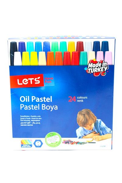Lets Pastel Colored 24 Model Paint Cardboard Box