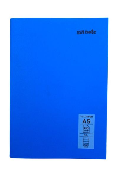 Mynote A5 60 Sheets Lined - Plastic Pastel Cover Notebook