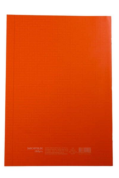 Mopak A4 40 Sheets Checked School Notebook - Plastic Cover