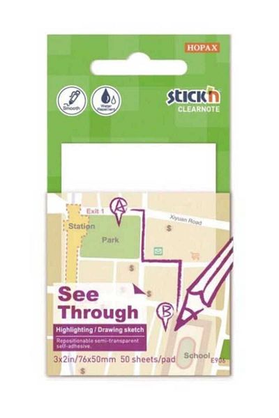 Gıpta GIPTA STICKN 76x51 SEMI SAYDAM WHITE 50YP