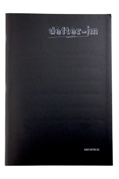 Mopak A4 80 Sheets Checked Plastic Cover School Notebook