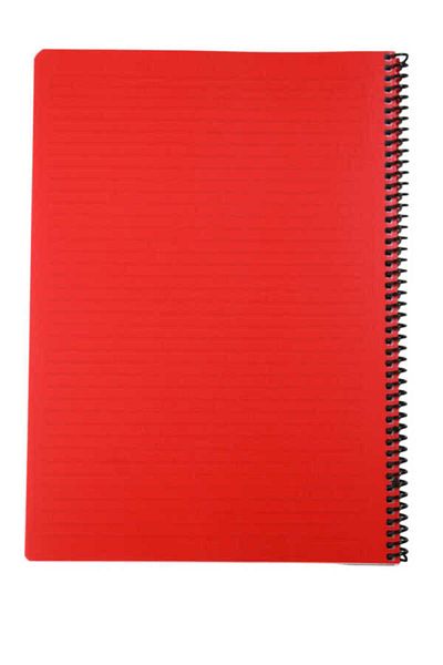 Mynote Flex A4 80 Sheets Striped Spiral Plastic Neon Cover Notebook