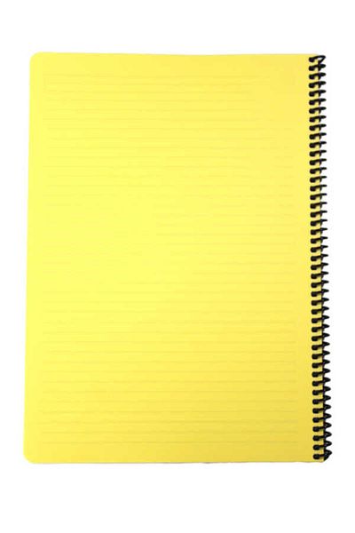 Mynote Flex A4 72 Sheets Lined Spiral Plastic Cover Notebook Pastel