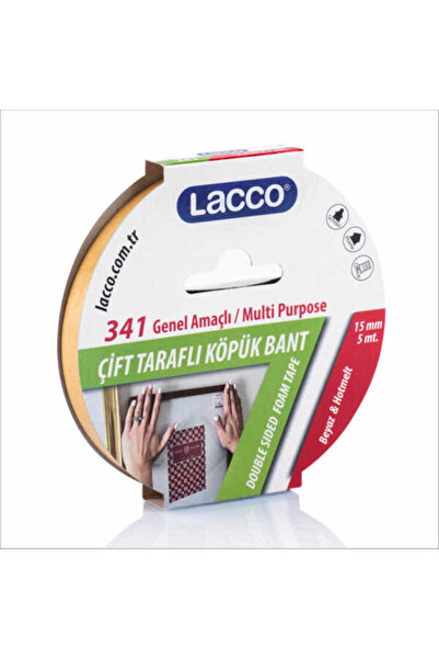 Lacco Bandă Dublu Spate Spumă 15 Mm X 5 M Cod341