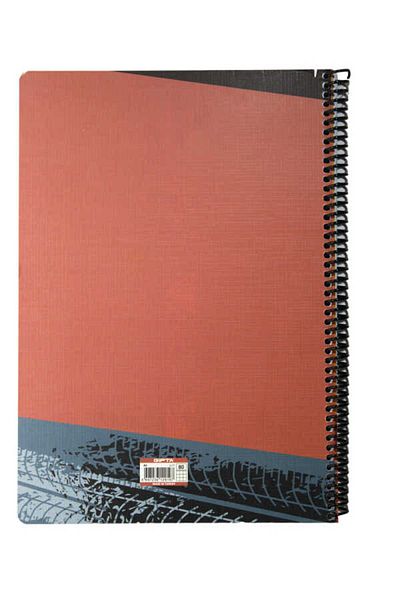 Gıpta A4 80 Sheets Checked Speed Notes Paper Cover Spiral Notebook