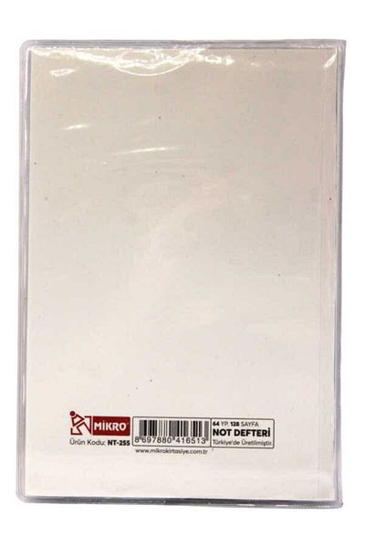 Mikro White Water Cover Notebook Yes Nt-255