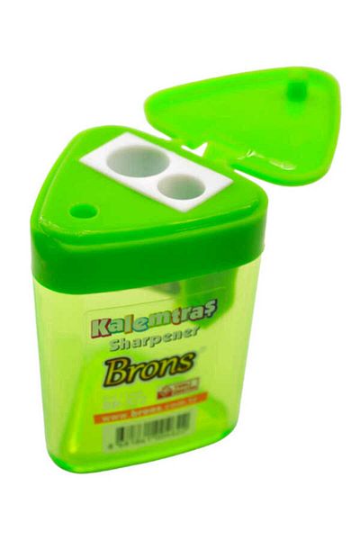 Brons Triangle Bowl Pencil Sharpener Br-572