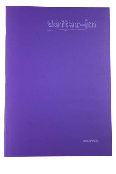 Mopak A4 80 Sheets Checked Plastic Cover School Notebook