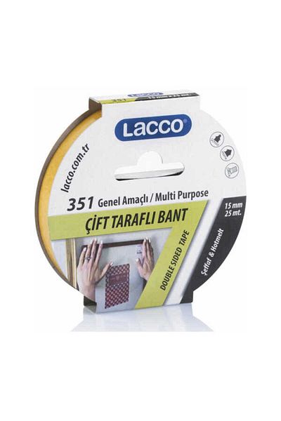 Lacco Hotmelt Double Sided Tape 15 Mm X 25 M