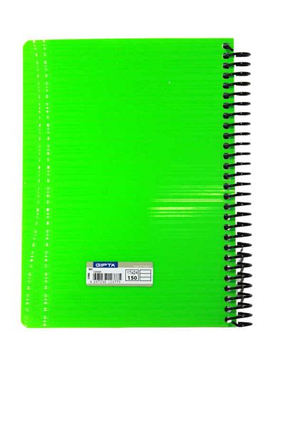 Gıpta Spiral Notebook with 5 Separators and Plastic Cover 150 Sheets Lined 17 X 24 Cm