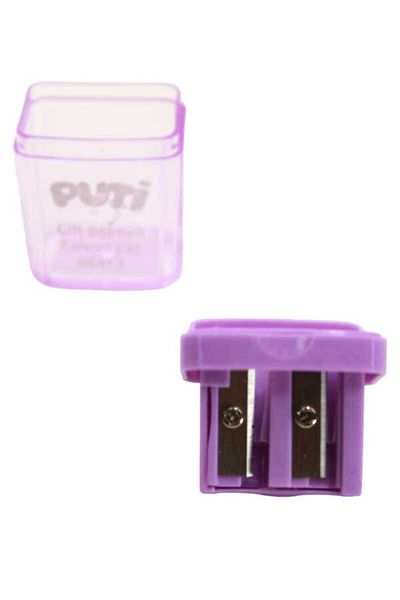 Puti Double Compartment Mini Pencil Sharpener 06413