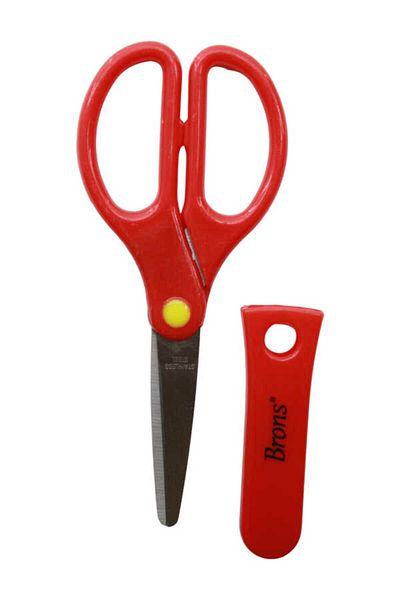 Brons Student Scissors with Protection Cover Br-702