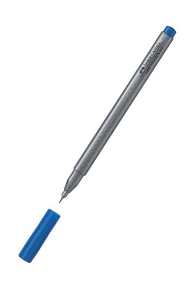Faber Castell قلم كتابة ورسم جريب فاين 0.4 ملم أزرق