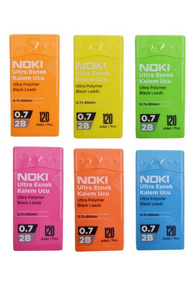 Noki Min 2B Pen Tip 120Pcs Tube 0.7 mm (1 Box)