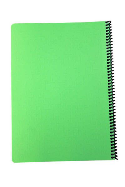 Mynote فليكس A4 72 ورقة غطاء بلاستيكي حلزوني مربعات باستيل